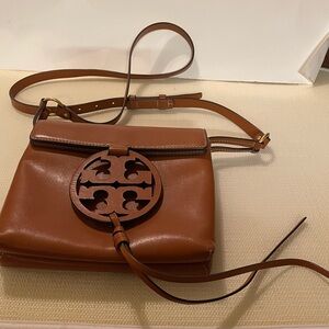 Tory Burch Brown Leather Crossbody Bag